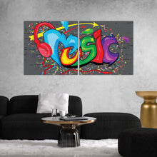 Load image into Gallery viewer, Music Abstract Art Print
