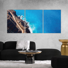 Load image into Gallery viewer, Coastal Water Aerial View Print
