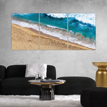 Load image into Gallery viewer, Sandy Beach Ocean Waves Print
