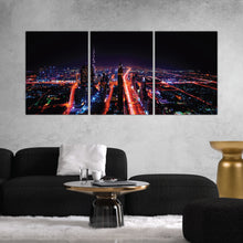 Load image into Gallery viewer, Dubai Night Lights Print

