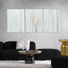 Load image into Gallery viewer, White Forest Abstract Print
