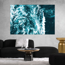 Load image into Gallery viewer, Ocean Waves on the Beach Print
