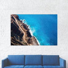 Load image into Gallery viewer, Coastal Water Aerial View Print
