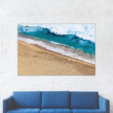Load image into Gallery viewer, Sandy Beach Ocean Waves Print
