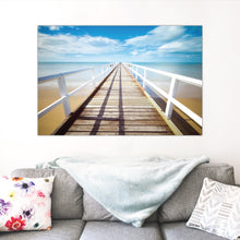 Load image into Gallery viewer, Boardwalk on Beach Print
