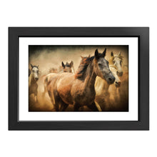 Load image into Gallery viewer, Running Horses Painting Print
