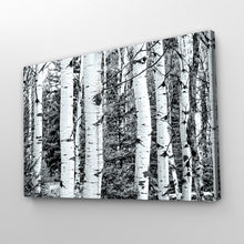 Load image into Gallery viewer, White Forest Abstract Print
