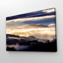 Load image into Gallery viewer, Foggy Forest Mountain Photography
