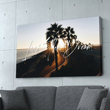 Load image into Gallery viewer, &quot;Livin&#39; The Dream&quot; Sunset Motivational Print
