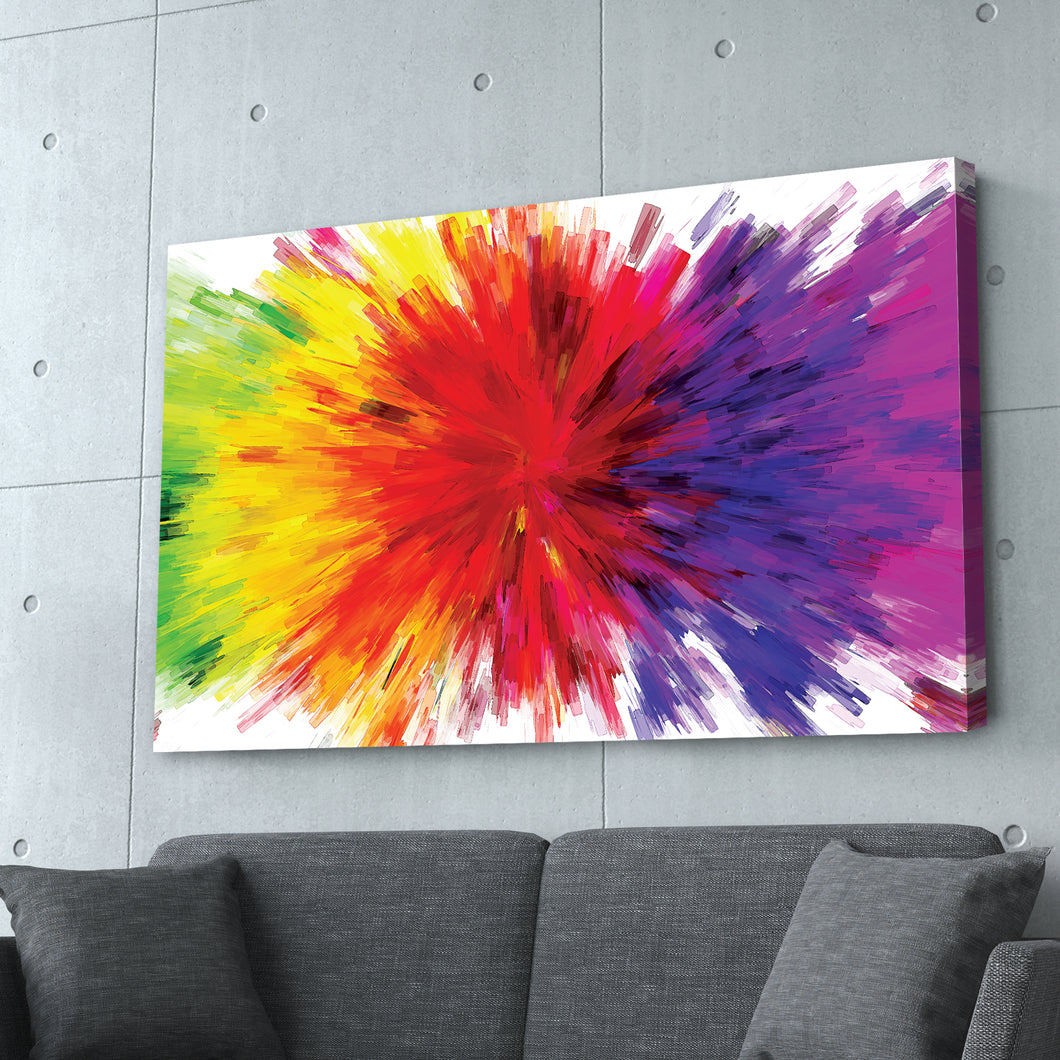 Color Explosion Abstract Art Print