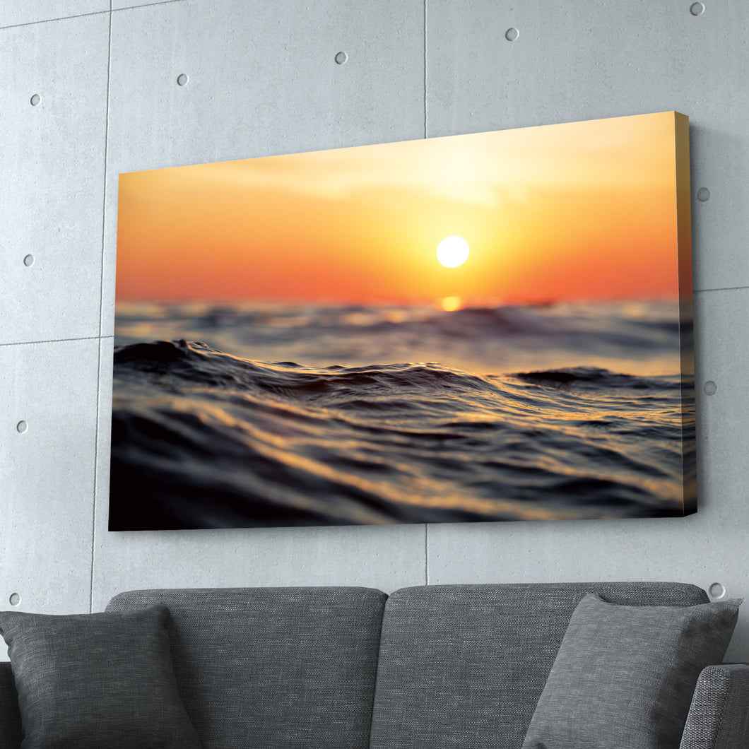 Sunrise Sunset Ocean Beach Print
