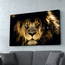 Load image into Gallery viewer, &quot;Stay Hungry&quot; Lion Art Print
