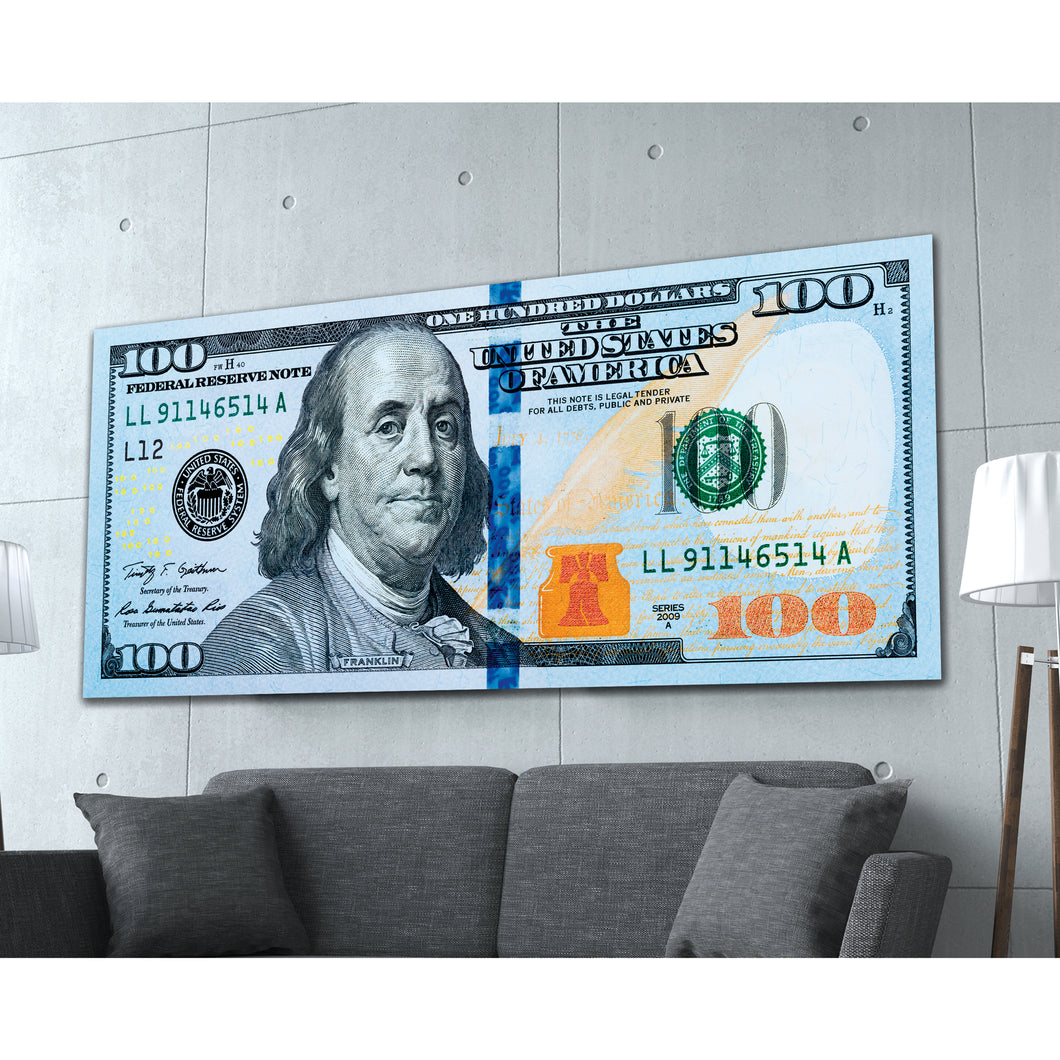 $100 Bill New Money Art Print