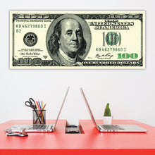 Load image into Gallery viewer, $100 Bill Old Money Art Print

