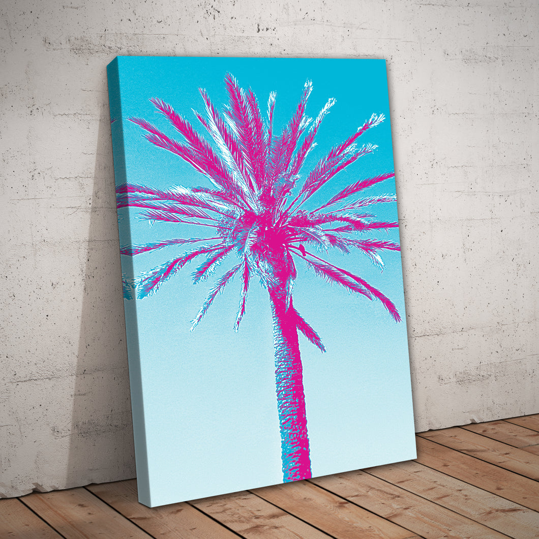 Retro Palm Tree Art Nature Print
