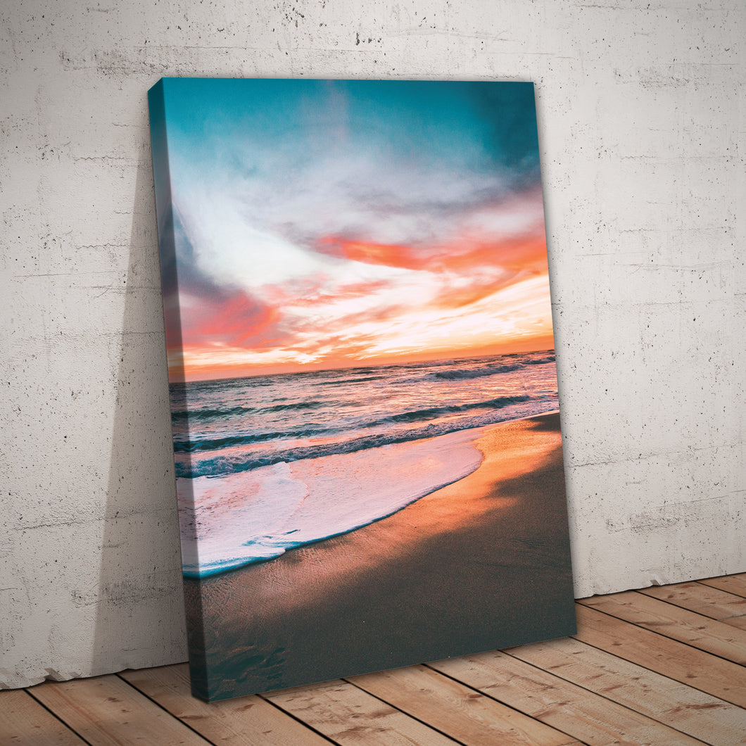 Sunrise Sunset on the Beach Print