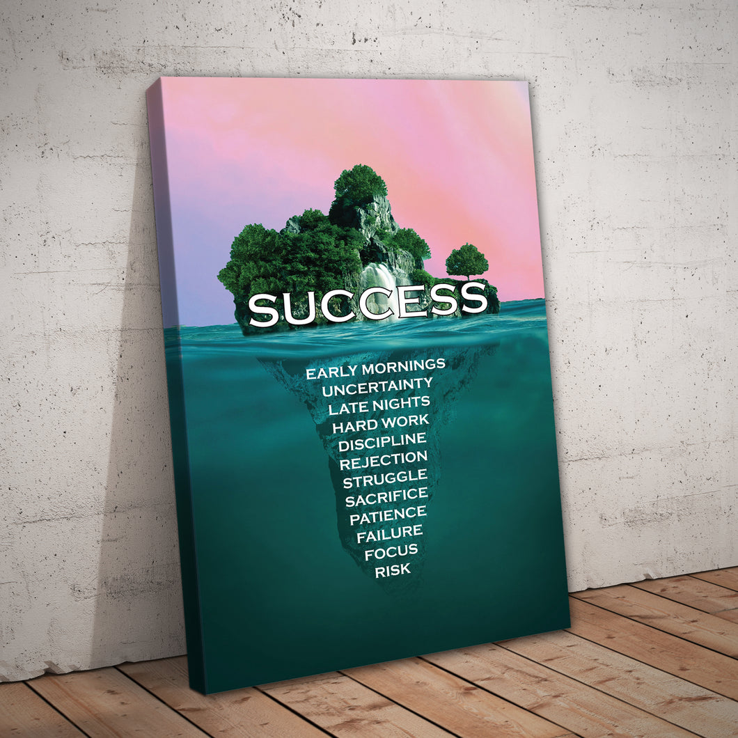 Paradise of Success Motivational Print