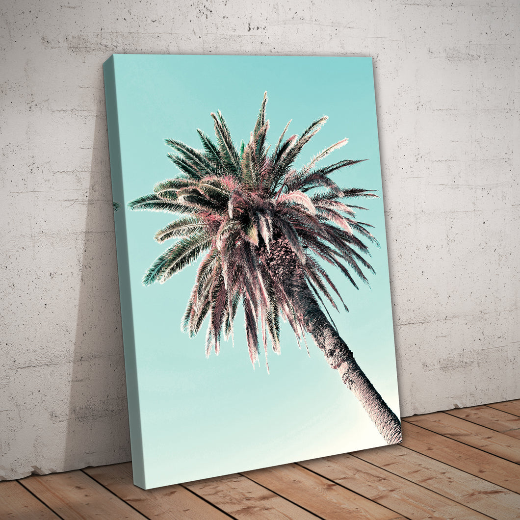 Palm Tree Blue Skies Print