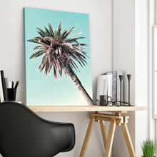 Load image into Gallery viewer, Palm Tree Blue Skies Print
