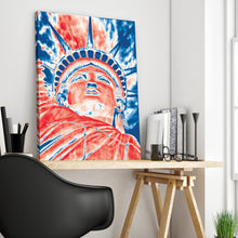 Load image into Gallery viewer, Statue of Liberty Red, White &amp; Blue Art Print
