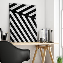 Load image into Gallery viewer, Black &amp; White Abstract Art Print
